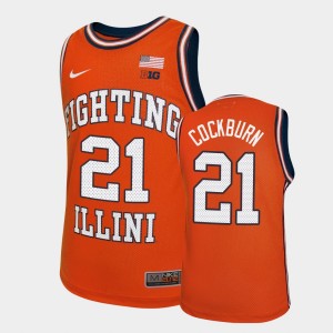 Illinois Fighting Illini #21 Kofi Cockburn NCAA Basketball Jersey White -  Top Smart Design